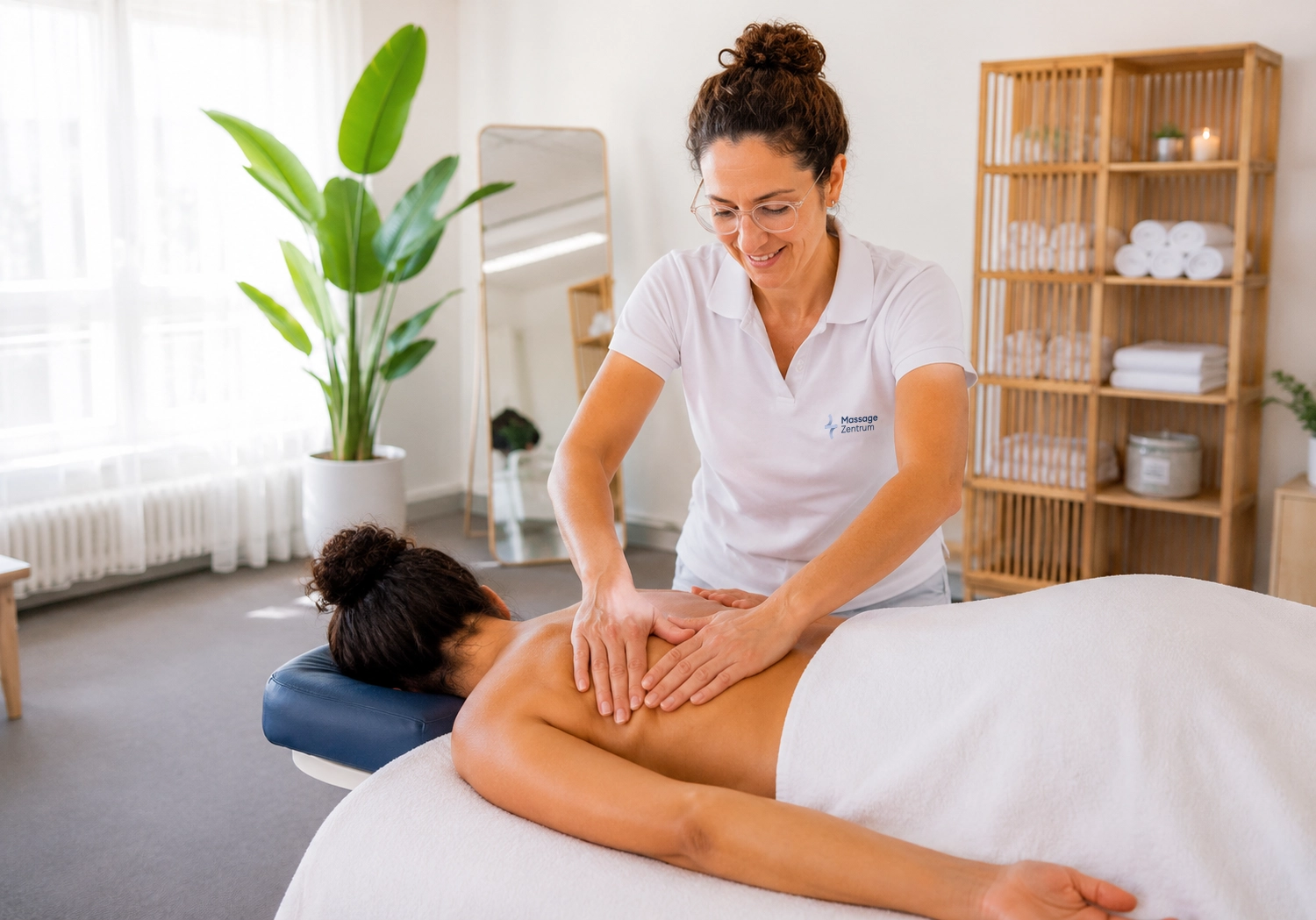 Behandlung der Rückenmuskulatur – Massagepraxis in Baar